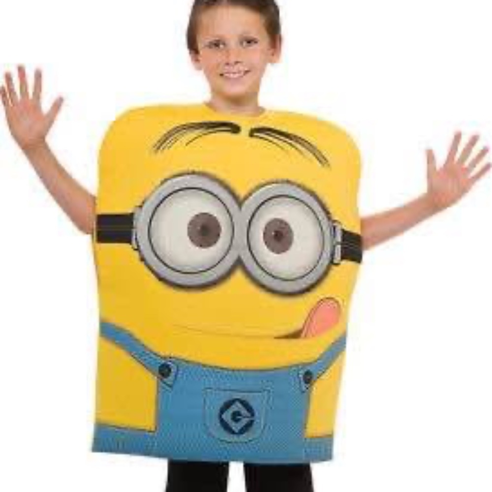 BRAND NEW boy girl youth minion minions foam halloween costume size S & M